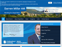 Tablet Screenshot of darrenmillaram.com